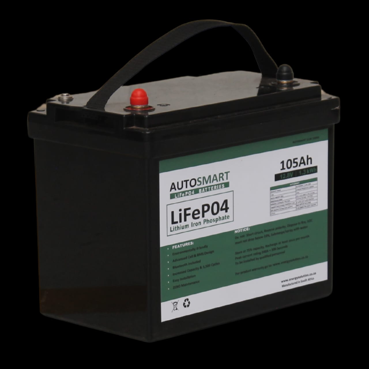 AUTOSMART 12.8V 105AH